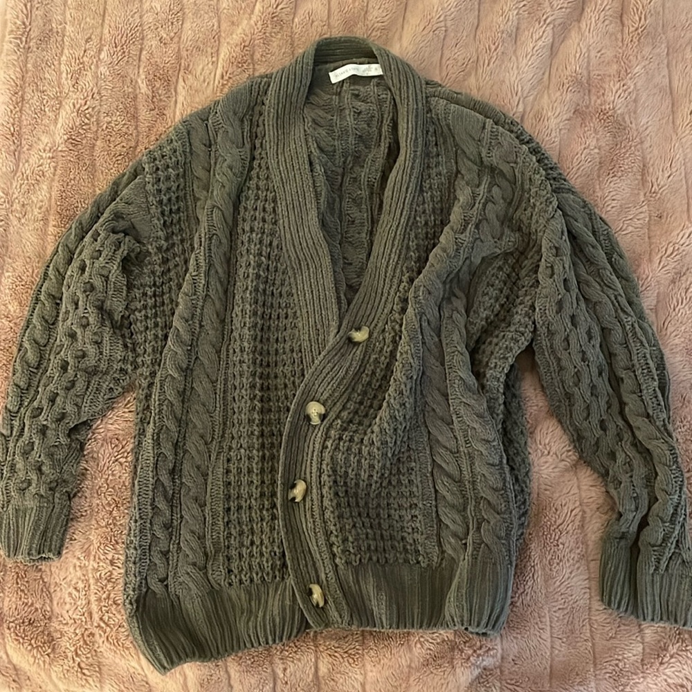 Chunky knit cardigan